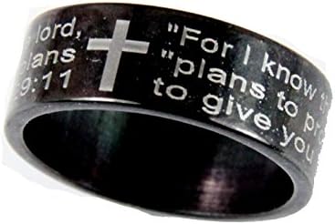 S50 Jeremiah 29:11 Ring I Know The Plans I Have for You Scripture Jer. 29