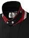 H2H Mens Casual Fashion Slim Fit Blazer Jacket with Snap Collar Black US S/Asia M (KMOBL01)