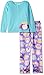 Komar Kids Girls' Big Dotty Owl 2pc Sleepwear Set