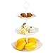 Candora Cake Stands 2pcs Three-layer dessert rack fruit rack European cake rack