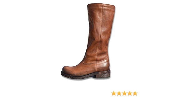Botas de mujer Safari 100 % fabricadas en Italia de auténtica piel Marrón  Size: 37 EU : Amazon.es: Zapatos y complementos