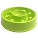 Pet Cuisine Slow Feeder Dog Bowl Anti-Gulping Interactive Puppy Slower Food Feeding Dishes Green Heart