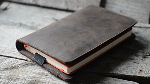Genuine Leather Wallet Case FOR Extra Large Moleskine Cover leather for iPad pro 11 / pro 9.7/ ipad air 3 new ipad case field notes leather case iPad pro 10.5 10.2 dark brown