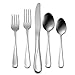 Oneida Flight 65 Piece Everyday Flatware, Service for 12, 18/0 Stainless Steel, Silverware Set, Dishwasher Safe