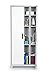 Keter Optima Wonder Free Standing Plastic Tall Storage Cabinet with 4 Adjustable Shelves, 72