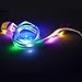easyDecor LED Nylon Shoelaces Lights Up 3 Modes Battery Lights Shoestrings for Christmas Party Dancing Hip Pop Running Decorations (1 Pair)