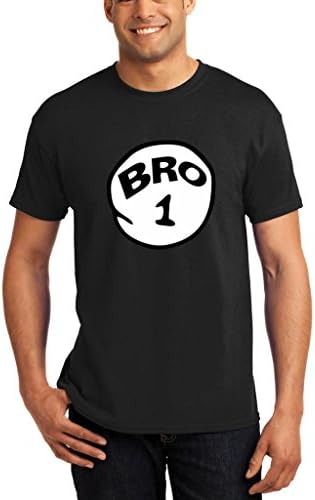 OCPrintShirts Men's BRO 1 Adult size Dr Seuss Halloween new Year Party T-Shirt 4XL Black