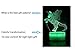 SFOUR 3D Unicorn Night Light, Decorative LED Bedside Table Lamp for Kids Room Xmas Birthday Gifts for Boys Girls Child