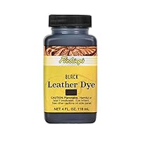 Fiebings Leather Dye Black 4oz