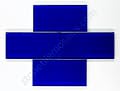 Premium Quality Cobalt Blue 3x6 Glass Subway Tile for Bathroom Walls, Kitchen Backsplashes By Vogue Tile
