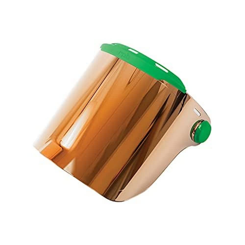 Radiant Heat Gold Visor c/w Cover Clip and Retainer Assembly