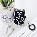 [4Pack] Leather Airtag Key Chain Air Tag Holder, Ultra Tracker Case with Loop Key Ring for Apple Airtags, PU Cover for Wallet/Luggage/Cat/Dog/Pets