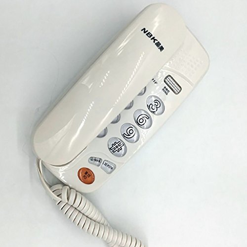 DH-NATN Telephones Corded Phones Wall Phone Table Wall Dual-use Wall-Mounted Telephones Home Fixed Telephone landline Bread Machine Extension Bring Lights - - Thumbnail 5
