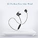 Bluetooth Headphones, Luxsure Lightweight AX8 V4.1 Wireless Sport Stereo In-Ear Noise Cancelling Sweatproof Headset with APT-X/Mic for iPhone 7 Galaxy S7 and Android Phones (Black)