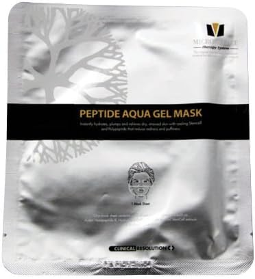 MTS Peptide Aqua Gel Mask, Hydrating, Soothing, Cooling, Healing, Post-Treatment, Post-rolling, Reduce Redness and Stinging Feeling