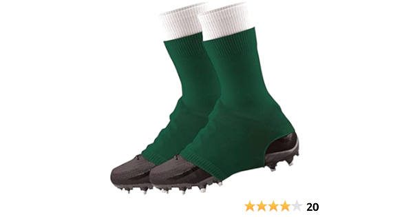 Amazon Com Tck Football Spat Cleat Covers Dark Green Small Clothing Shoes Jewelry