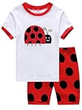 Little And Big Girls Short Pajamas 100% Cotton Toddler Clothes Kids Sleepwear Pjs 2t