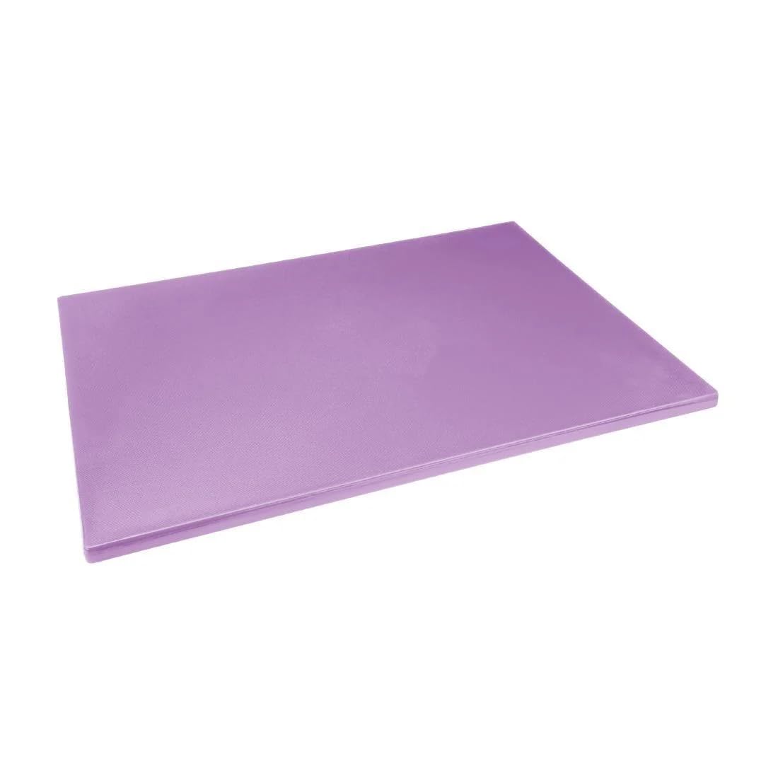 Hygiplas Low Density Purple Chopping Board 600x450x20mm - Colour Coded, Dishwasher Safe Cutting Board FX109