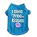 Puppy Clothes,Neartime Small Dog Summer Shirt Pet Vest Doggy Tees (M, Blue)