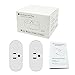 Wifi Smart Plug ,Loneyshow Mini Smart Socket Work with Alexa/Echo dot Voice Control Timing Function Energy Monitoring No Hub Required Control Your Home from Anywhere for iOS Android Tablets(2 pack)