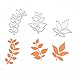 Leaf Sample Cutting Dies Set Metal Stencil Template Block For DIY Paper Card