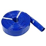 1-1/2" PVC Hose Heavy Duty Water Pump Hose with Braided Reinforcement (25 Feet)