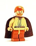Obi-Wan Kenobi (Dark Orange Legs, Cape, LF) - LEGO Star Wars Figure