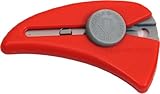 NT Cutter Self-Retracting Mini Safety Knife, Red, 1 Knife (Q-100P-R)