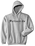 Kings Of NY Sacramento City California Pullover Hoodie Large Grey