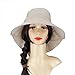 Beautyer Womens Sun Hat Summer Flap Cover Cap Cotton Anti-UV UPF 50+ Sun Shade Hat With Bow Wide Brim Adjustable Hat