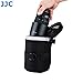 JJC 10x18cm Water-Resistant Protective Deluxe Lens Pouch Bag for Canon EF 70-300mm f/4-5.6 IS II USM Lens, Fits Lens Storage With ET-74B / LH-74B Lens Hood Reversed On