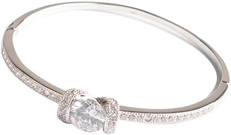 Starmond "Princess" Bangle Bracelets With White Cubic Zirconia Women Fashion Jewelry - Gift of Love