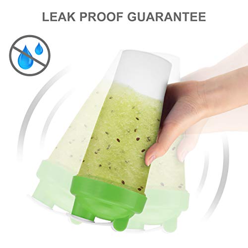 VIGIND 22 OZ Protein Shaker Bottle with Blender Mixer Ball, 100% BPA-Free Leak Proof Workout Cup Sports Nutrition Supplements Non-Slip Mix Shake Bottle - Thumbnail 3