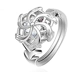 White Brass with Silver Plated Galadriel Ring Nenya Water Lotr Lord of the Rings
