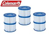 New Coleman Lay-Z Spa Replacement Filter Cartridges - Pack of 6 - Item # 90352