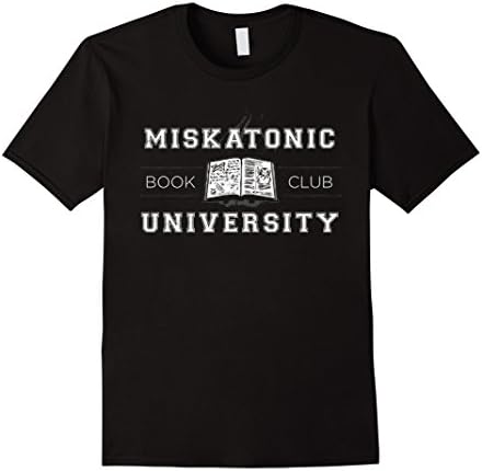Men's Miskatonic University Book Club Shirt - Cthulhu Shirt XL Black