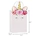 Unicorn Party Favor Bags, Outego Unicorn Paper Treat Candy Gift Bags for Kids Unicorn Themed Party- Fill Bags with Treats, Toys, Games or Supplies(10 Pack)