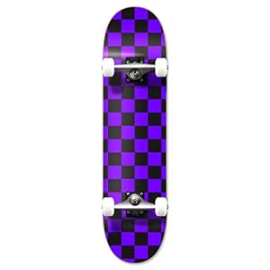 Yocaher Pro Skateboards Blank, Checker, Camo Professional Complete Skateboard 7.75″ w/ 7Ply Maple Deck, Aluminum Alloy Truck, ABEC-9 Bearing, 54mm Skateboard Wheels, Concave Cruiser Trick Skateboard