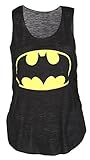 Mymixtrendz Ladies 'Dope' Geek Act Lady MTV Neon Slogan Vest Top (S/M (UK 8-10 / EU 36-38 / US 4-6), BATMAN BLACK)