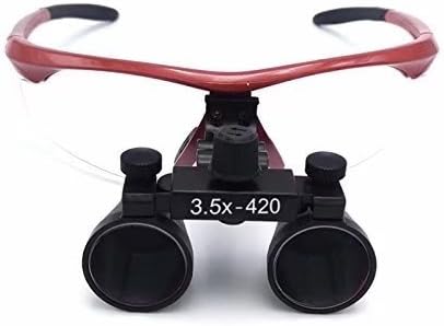 MKDental 3.5X Surgical Binocular Loupes Magnifier 420MM Working Distance