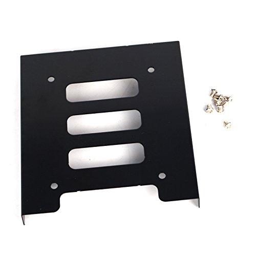 2.5" to 3.5" Bay SSD Metal Hard Drive HDD Mounting Bracket Adapter Tray w/Cable