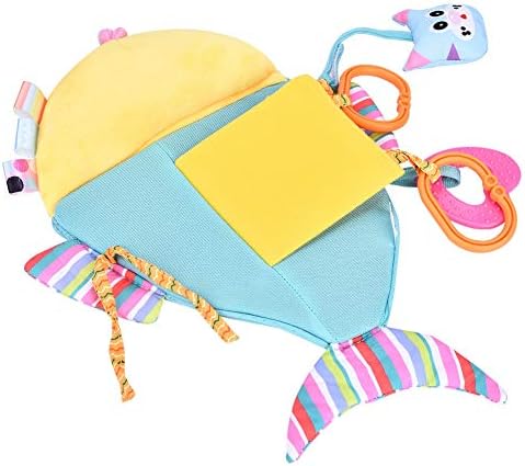 チャイルドシート用のベビーカーのおもちゃのミラー 赤ちゃんのおもちゃのミラー プレゼント 魚の形をぶら下げ