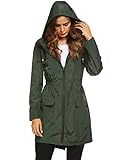 Lomon Women Waterproof Lightweight Rain Jacket Active Outdoor Hooded Raincoat