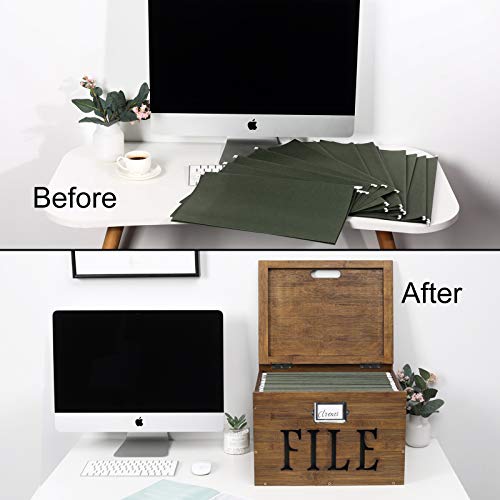 TQVAI-Bamboo-Mobile-Rolling-File-Cabinet-with-Lid-Hanging-Filing-Sliding-Office-Organizer-with-Label-Card-Holder-Assembly-Required-Retro-Brown