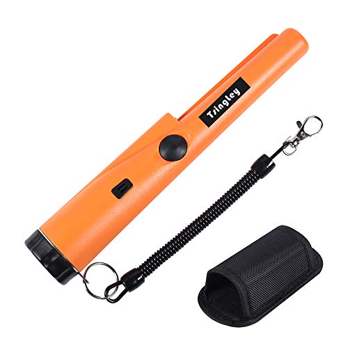 TsingLey Metal Detector Water Resistant Pin Pointer with Holster Unearthing Tool Accessories Treasure Hunting with Buzzer Vibration