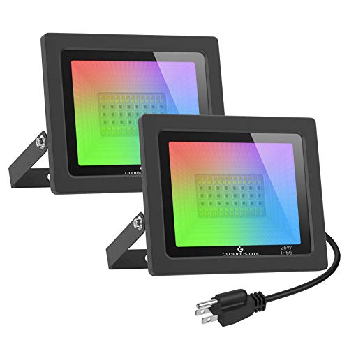 Smart RGB Flood Light with App Remote Control, Dimmable LED Flood Light