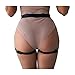 TOPFUR Women Sexy Punk Leather Harness Garter Belt Adjustable Waist Leg Cincher Cage Belt