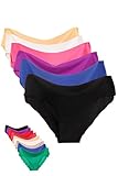 PIDAY Women's Soft Invisible Hipster Panty Underwear Multi Pack