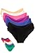 PIDAY Women's Soft Invisible Hipster Panty Underwear Multi Pack