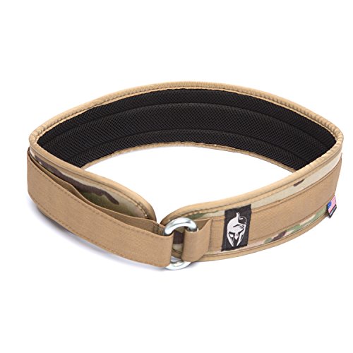 Brute Force Sandbags Weight Belt Low Profile Powerlifting Olympic Lifting Weight Belt - Camo Large
